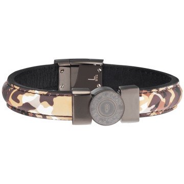 MAN BRACELET POLICE PJ25556BLU02L (21CM )
