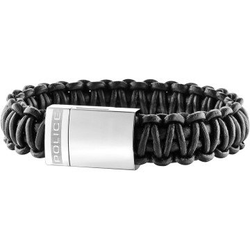 MAN BRACELET POLICE PJ25687BLB01S (17CM )