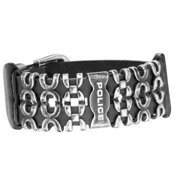 MAN BRACELET POLICE PJ26145BLE.03 (19-22CM )