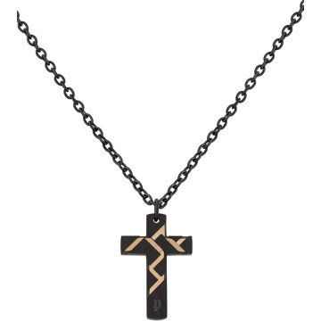 MAN NECKLACE POLICE PJ26478PSBR01 (700MM )