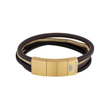 MAN BRACELET POLICE PJ26551BSG.02 (19-21CM )