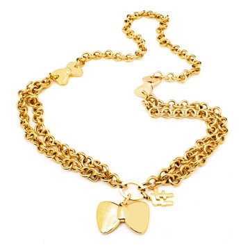 WOMAN NECKLACE FOLLI FOLLIE 1N6T158Y (32CM )