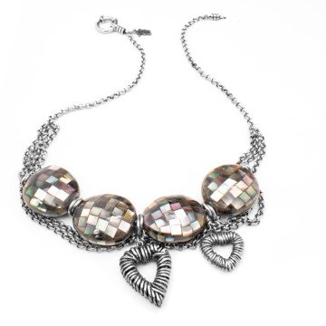 WOMAN NECKLACE FOLLI FOLLIE 4N0T050KK (25CM ) WOMAN NECKLACE FOLLI FOLLIE 4N0T050KK (25CM )