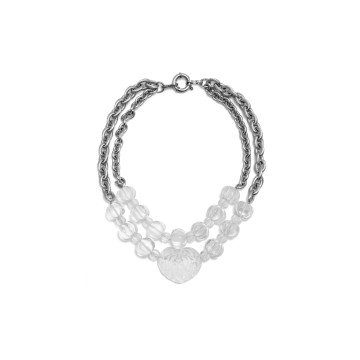 WOMAN NECKLACE FOLLI FOLLIE 4N0T071C (38CM ) WOMAN NECKLACE FOLLI FOLLIE 4N0T071C (38CM )