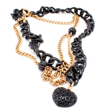 WOMAN NECKLACE FOLLI FOLLIE 4N0T096RK (35CM ) WOMAN NECKLACE FOLLI FOLLIE 4N0T096RK (35CM )