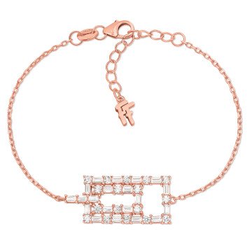 WOMAN BRACELET FOLLI FOLLIE 3B17S005RC (17CM )