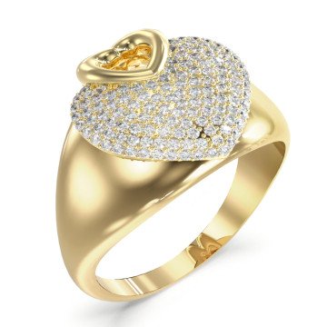 WOMEN RING GUESS JUBR05215JWYG (52 ) WOMEN RING GUESS JUBR05215JWYG (52 )