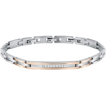 MAN BRACELET MASERATI JM420ATK05 (22 CM ) MAN BRACELET MASERATI JM420ATK05 (22 CM )