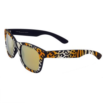 UNISEX SUNGLASSES ITALIA INDEPENDENT  0090-ZEB-001 (Lens/Bridge/Temple) 50/14/120 mm)