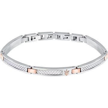 MAN BRACELET MASERATI JM423AVD23 (18-3,5CM ) MAN BRACELET MASERATI JM423AVD23 (18-3,5CM )