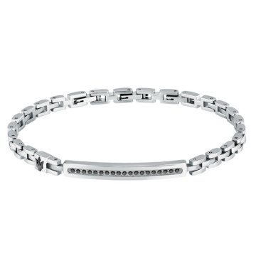 MAN BRACELET MASERATI JM224AVD41 (18-3,5CM ) MAN BRACELET MASERATI JM224AVD41 (18-3,5CM )