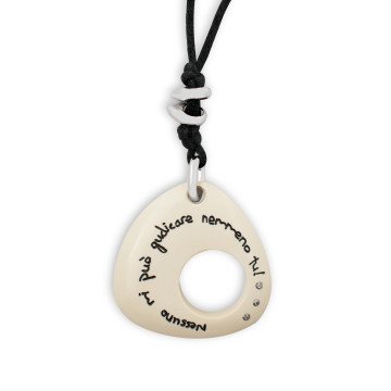 WOMAN NECKLACE DEMARIA DM6TC035-BLAN (45CM )