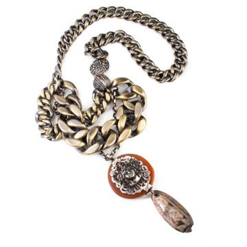 WOMAN NECKLACE FOLLI FOLLIE 4N1B115EB (60CM ) WOMAN NECKLACE FOLLI FOLLIE 4N1B115EB (60CM )