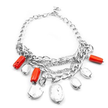 WOMAN NECKLACE FOLLI FOLLIE 2N9F046O (35CM )