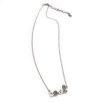 WOMAN NECKLACE FOLLI FOLLIE 3N17TO77AK (10CM ) WOMAN NECKLACE FOLLI FOLLIE 3N17TO77AK (10CM )