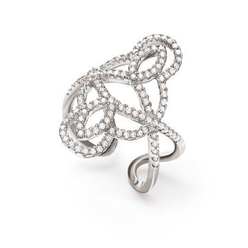 WOMAN RING FOLLI FOLLIE 3R15S077C-54 (54 )