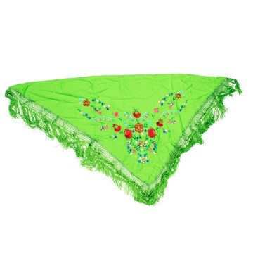 WOMAN SHAWL  FLAMENCO PGNVER 140 CM