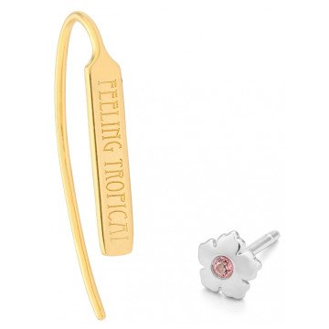 WOMEN EARRINGS SECRECY E8224CDAWW900 (3CM )