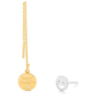 WOMEN EARRINGS SECRECY E8216CDAWW900 (5CM )