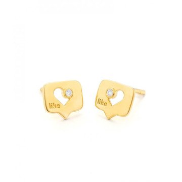WOMEN EARRINGS SECRECY E8502CDAW7900 (1CM )