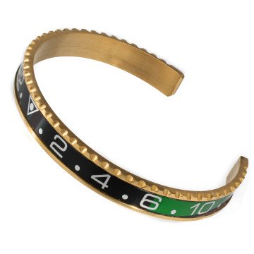 MAN BRACELET OYSTER GD-GMT-GRNBK (18CM ) MAN BRACELET OYSTER GD-GMT-GRNBK (18CM )