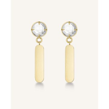 WOMEN EARRINGS ROSEFIELD JLPEG-J183 (2CM )