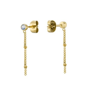 WOMEN EARRINGS ROSEFIELD JCSSCG-J255 (2CM )