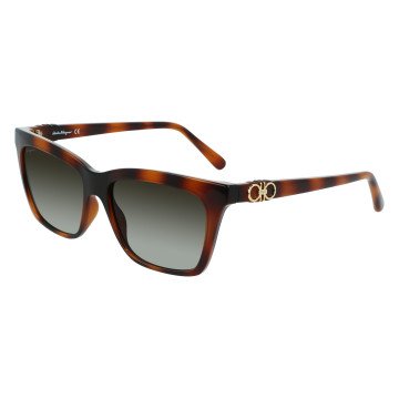 WOMEN SUNGLASSES FERRAGAMO  SF1027S-214 (Lens/Bridge/Temple) 55/16/140 mm)