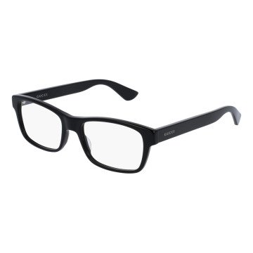 MAN EYEGLASSES GUCCI  GG0006O-001 (Lens/Bridge/Temple) 53/18/145 mm)