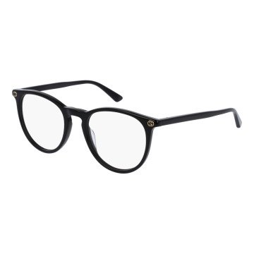 WOMEN EYEGLASSES GUCCI  GG0027O-001 (Lens/Bridge/Temple) 52/16/140 mm)